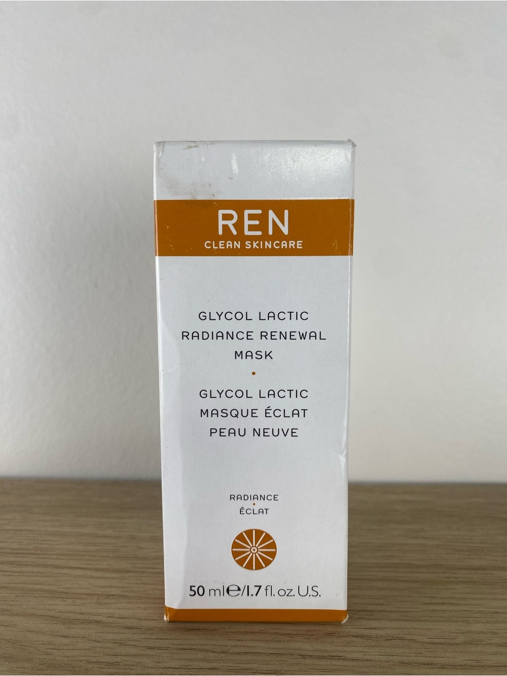 NIB Ren Glycol Lactic Radiance Renewal Mask